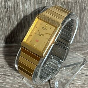 Vintage Gold Seiko 5 Tank Men’s Watch With New Battery